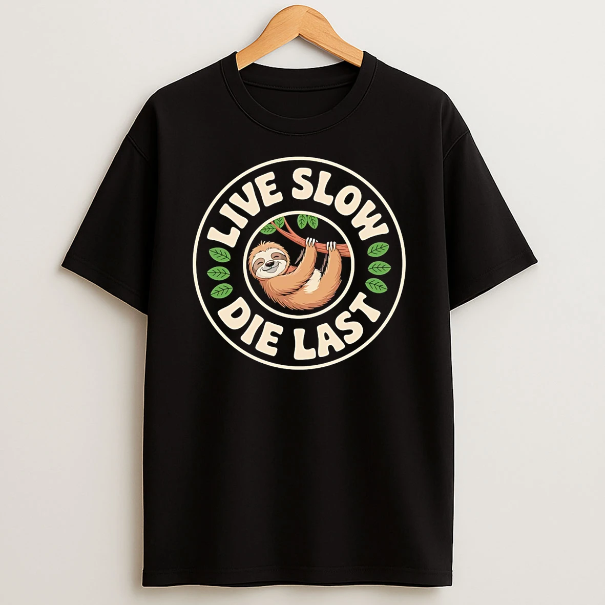Live Slow Die Last Cartoon T Shirt