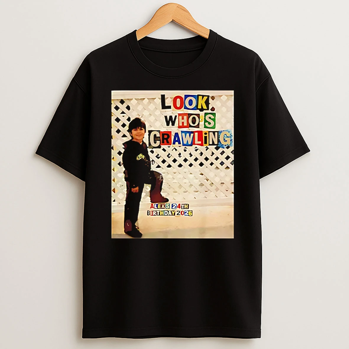 Look Whos Crawling Alexs 24 Birthday 2026 T Shirt