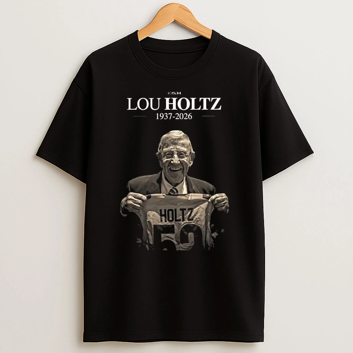 Lou Holtz 1937 2026 Kent State Football T Shirt