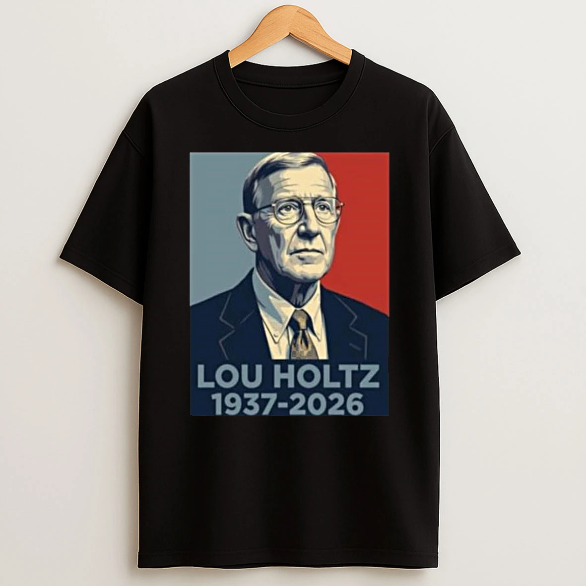 Lou Holtz 1937 2026 Memorial T Shirt