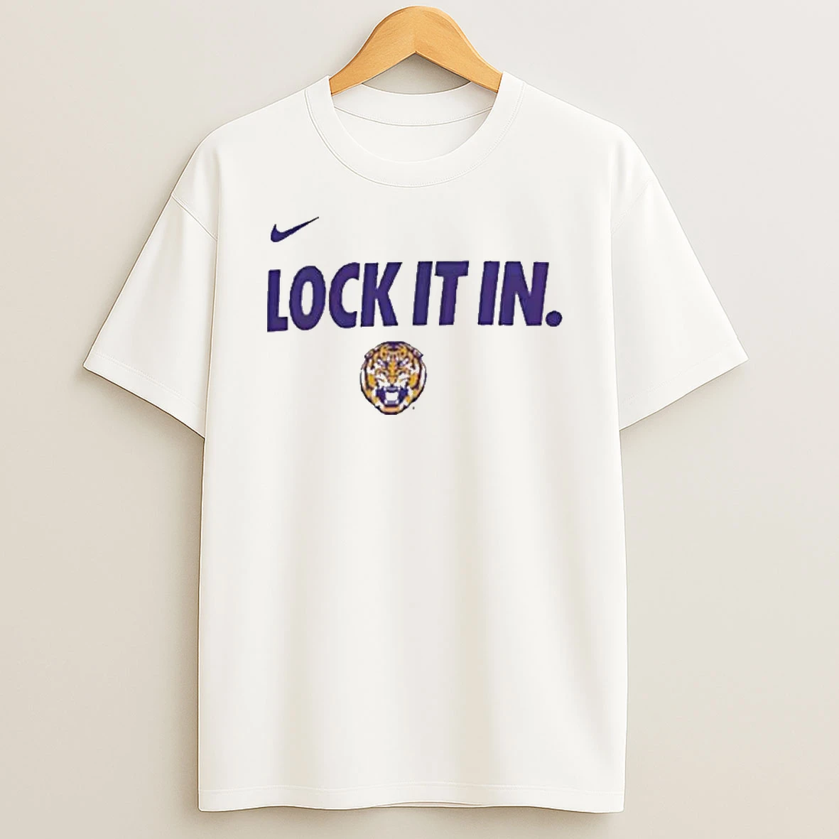 Lsu Tigers Lock It In 2026 On Court Bench Legend Dri Fit T Shirt