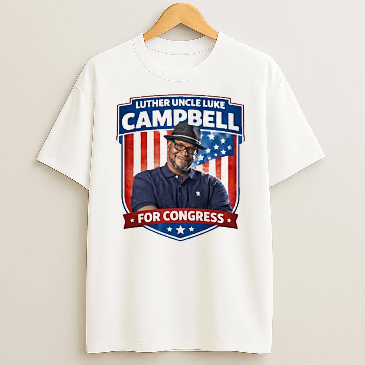 Luther Uncle Luke Campbell For Congress T Shirt