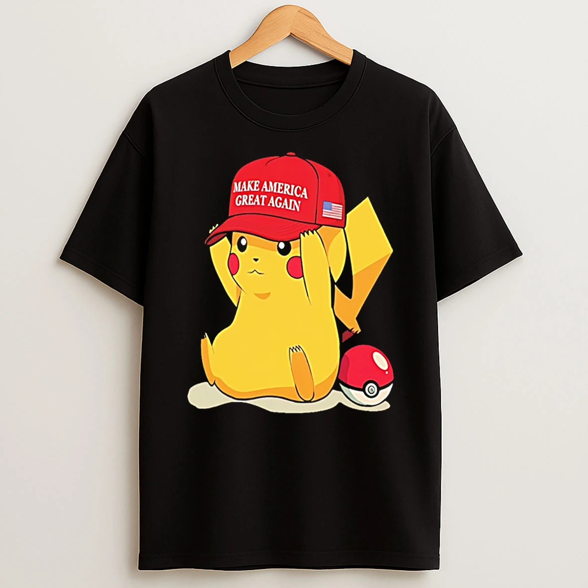 Maga Pikachu Make America Great Again T Shirt