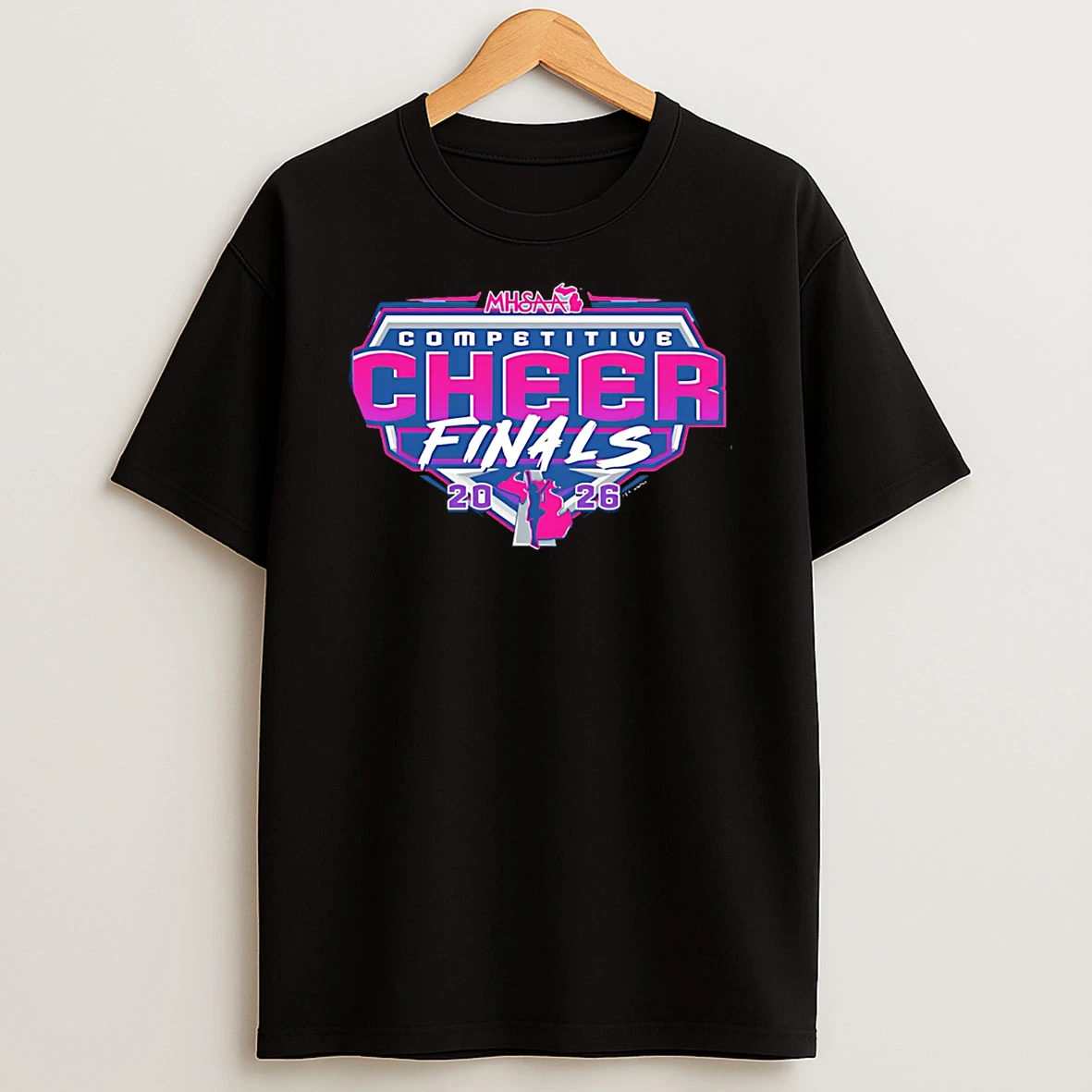 Mhsaa Competitive Cheer Finals 2026 Logo T Shirt