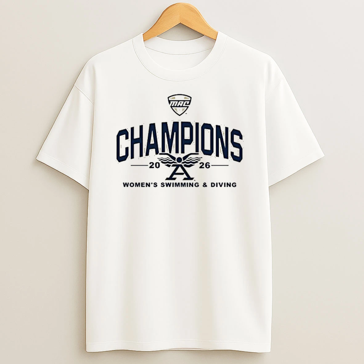 Mac 2026 Womens Swimming Diving Champions T Shirt