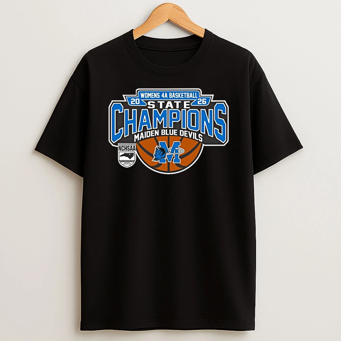 Maiden Blue Devils 2026 Womens 4a Basketball State Champions T Shirt