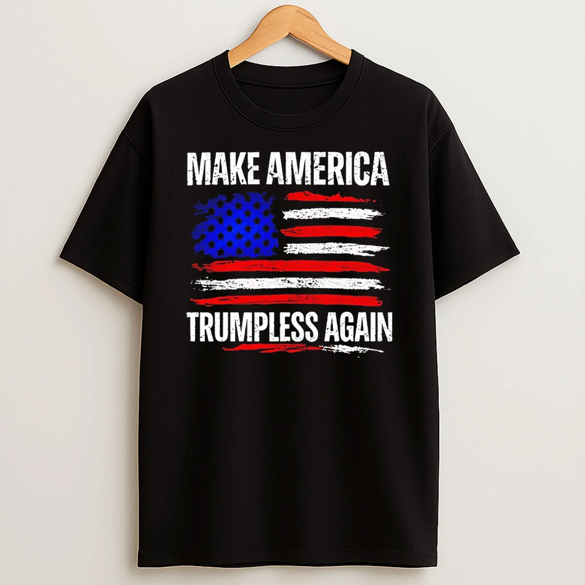 Make America Trumpless Again Distressed Flag T Shirt