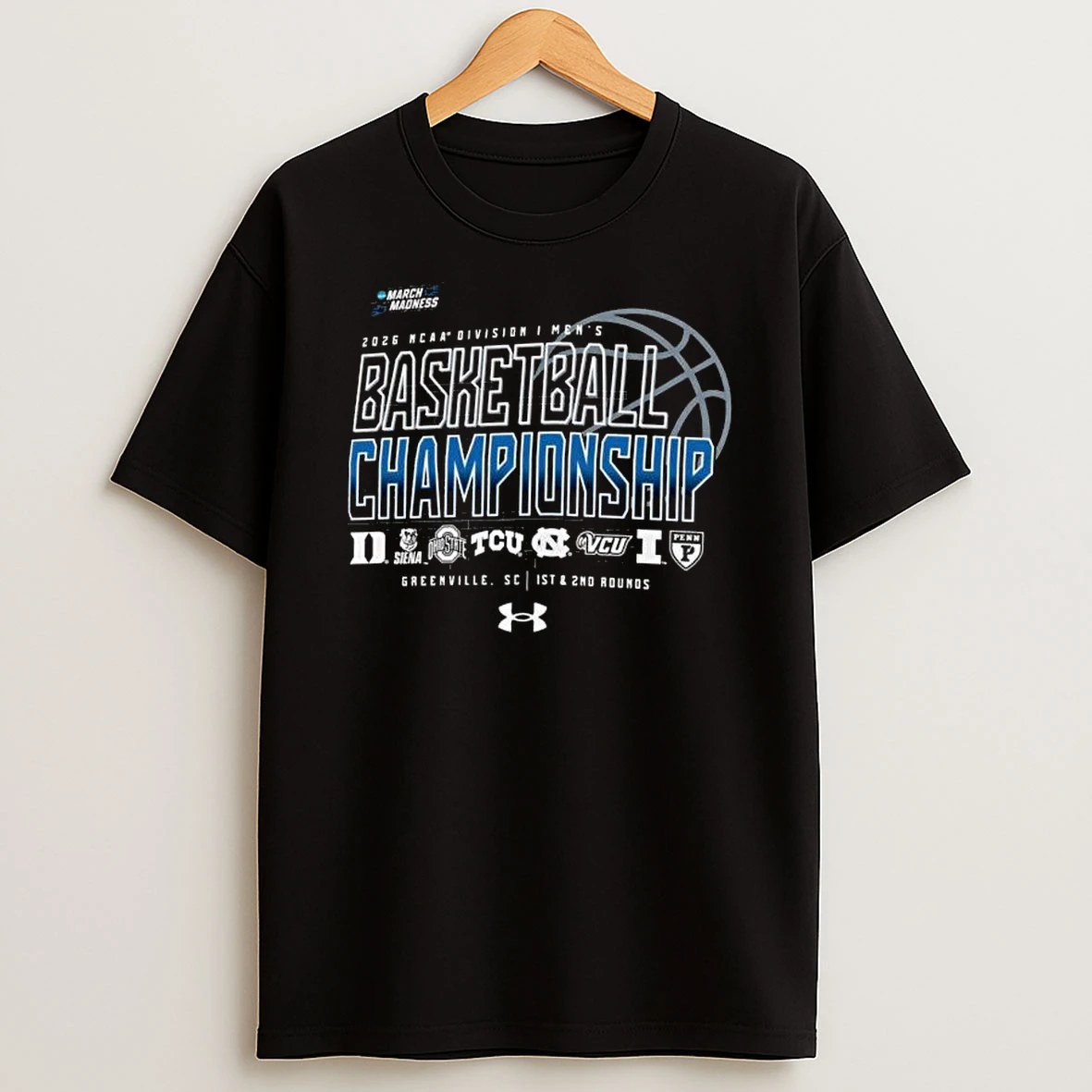 March Madness 2026 Ncaa Division I Mens Basketball Championship 1st 2nd Rounds T Shirt