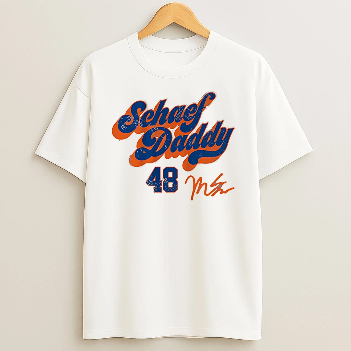 Matthew Schaefer New York Islanders Schaef Daddy 48 Signature T Shirt