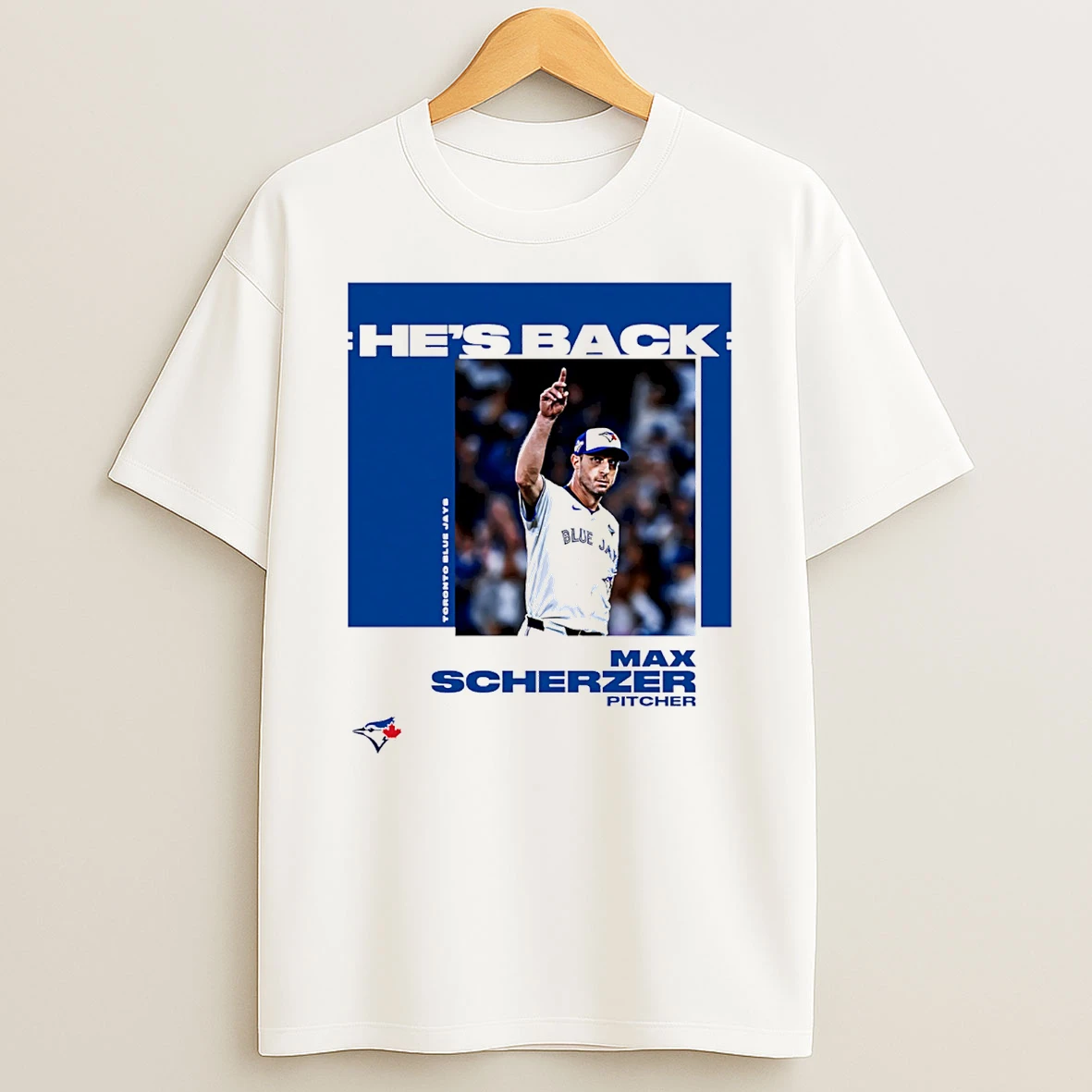 Max Scherzer Toronto Blue Jays Hes Back T Shirt