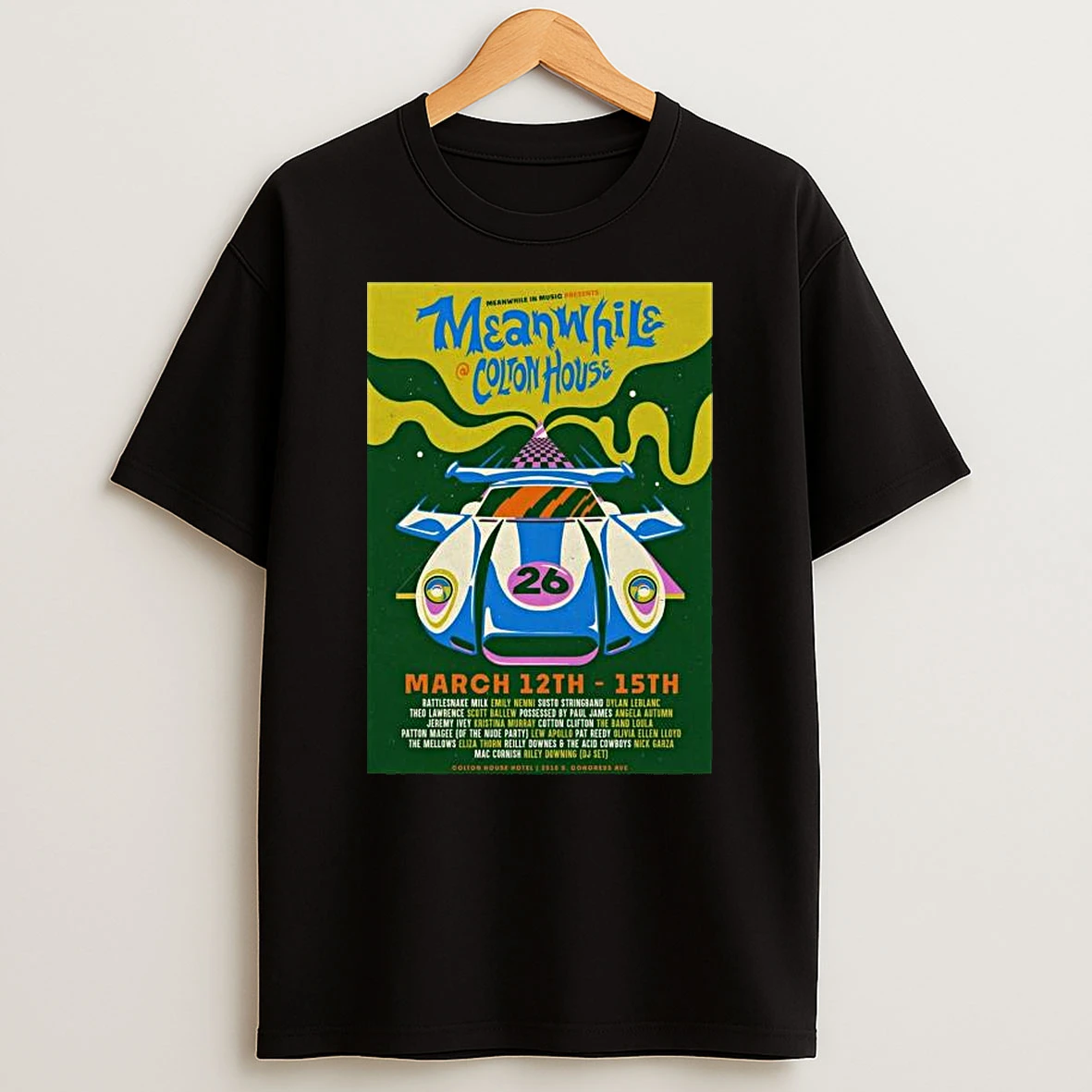 Meanwhile In Music March 12 15 2026 Colton House Hotel In Austin Tx T Shirt
