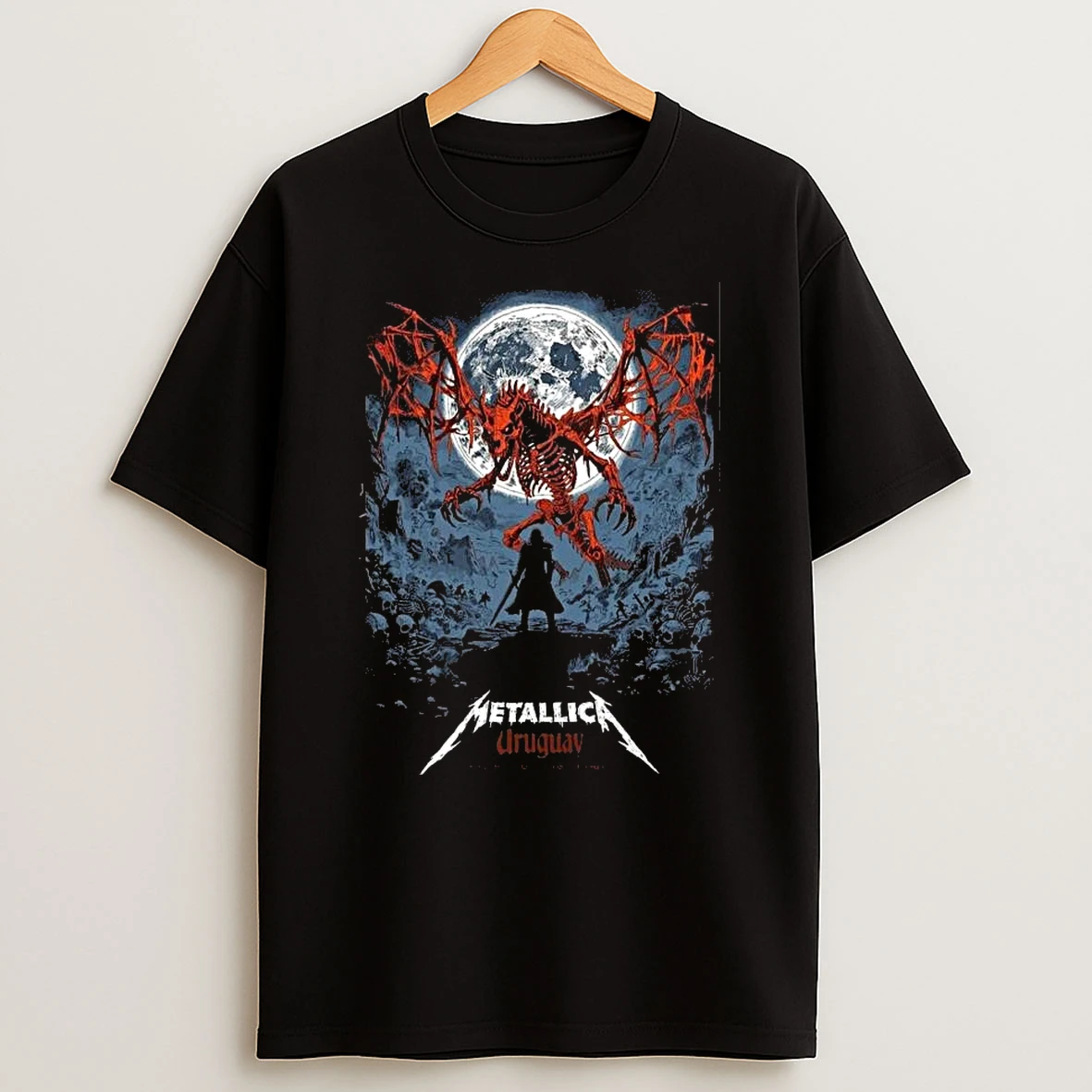 Metallica Montevideo Uruguay For Estadio Centenario On 8 De Marzo T Shirt