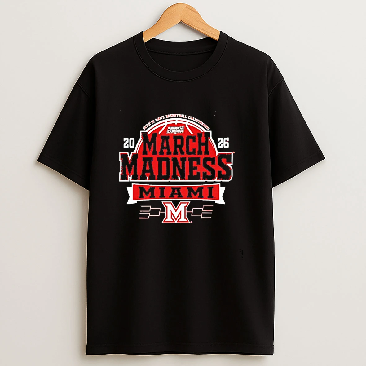 Miami Redhawks 2026 March Madness Ncaa Di Mens Basketball Championship T Shirt