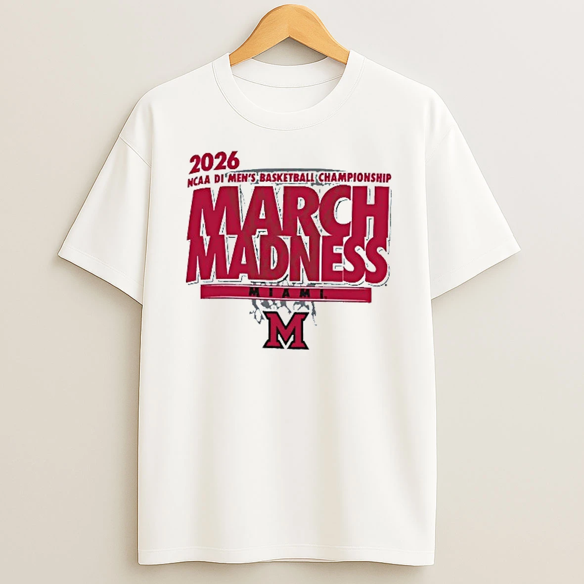 Miami Redhawks March Madness 2026 Ncaa Di Mens Basketball Championship T Shirt