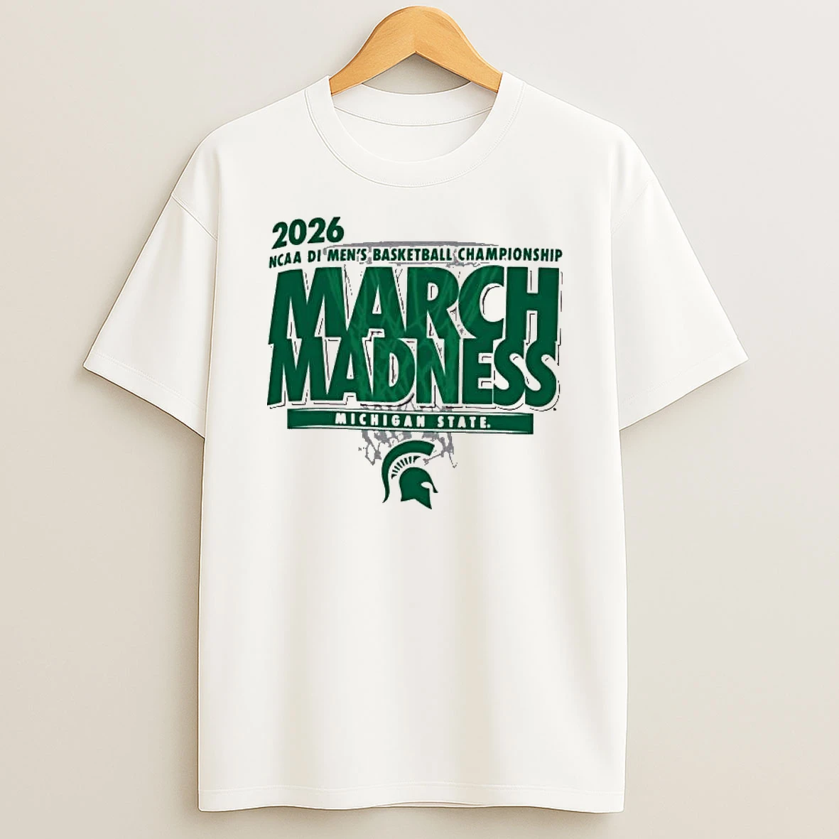 Michigan State Spartans 2026 Ncaa Di Mens Basketball Championship March Madness T Shirt