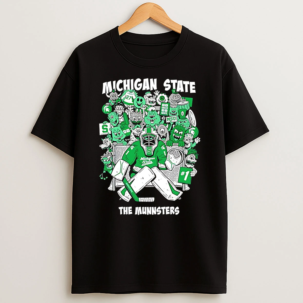 Michigan State Spartans 2026 The Munnsters Cartoon T Shirt