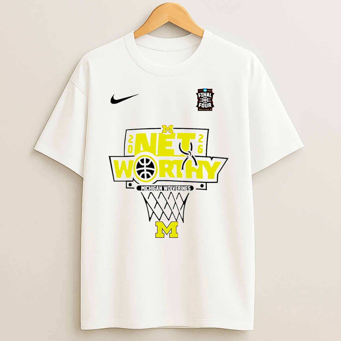 Michigan Wolverines 2026 Five Four Net Worthy T Shirt