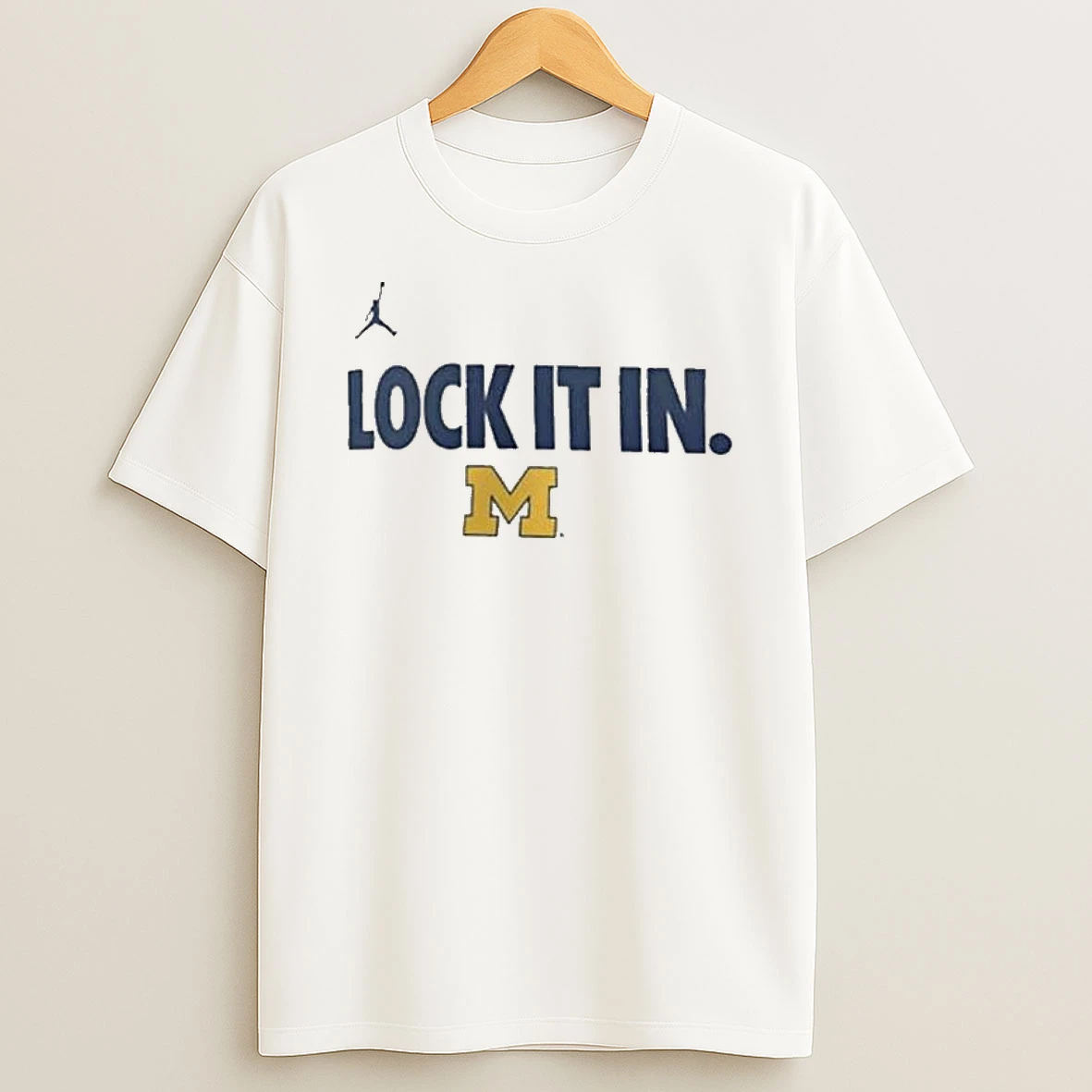Michigan Wolverines Loc It In Basketball Postseason Bench T Shirt