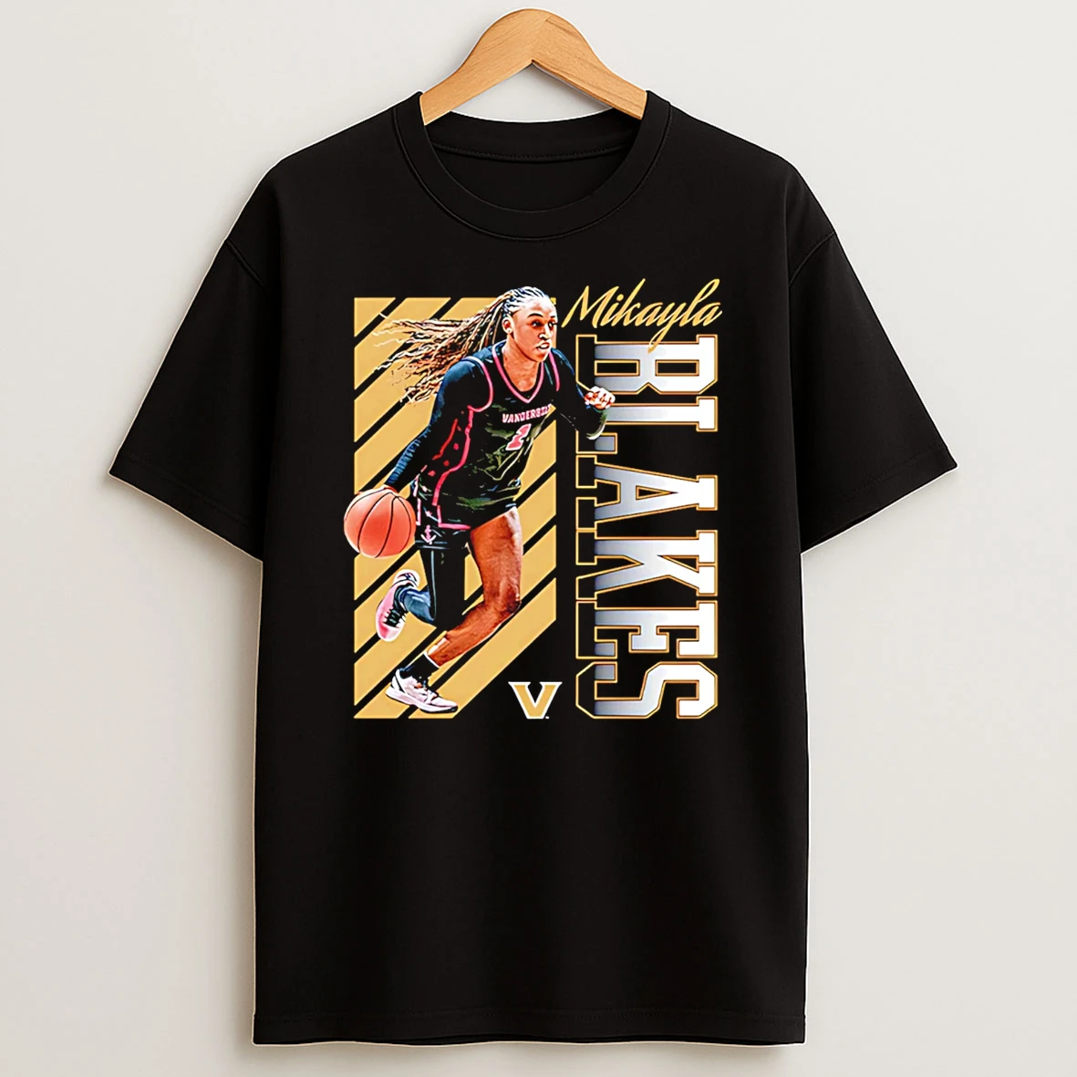 Mikayla Blakes Vanderbilt Basketball Ncaa Player Collage T Shirt