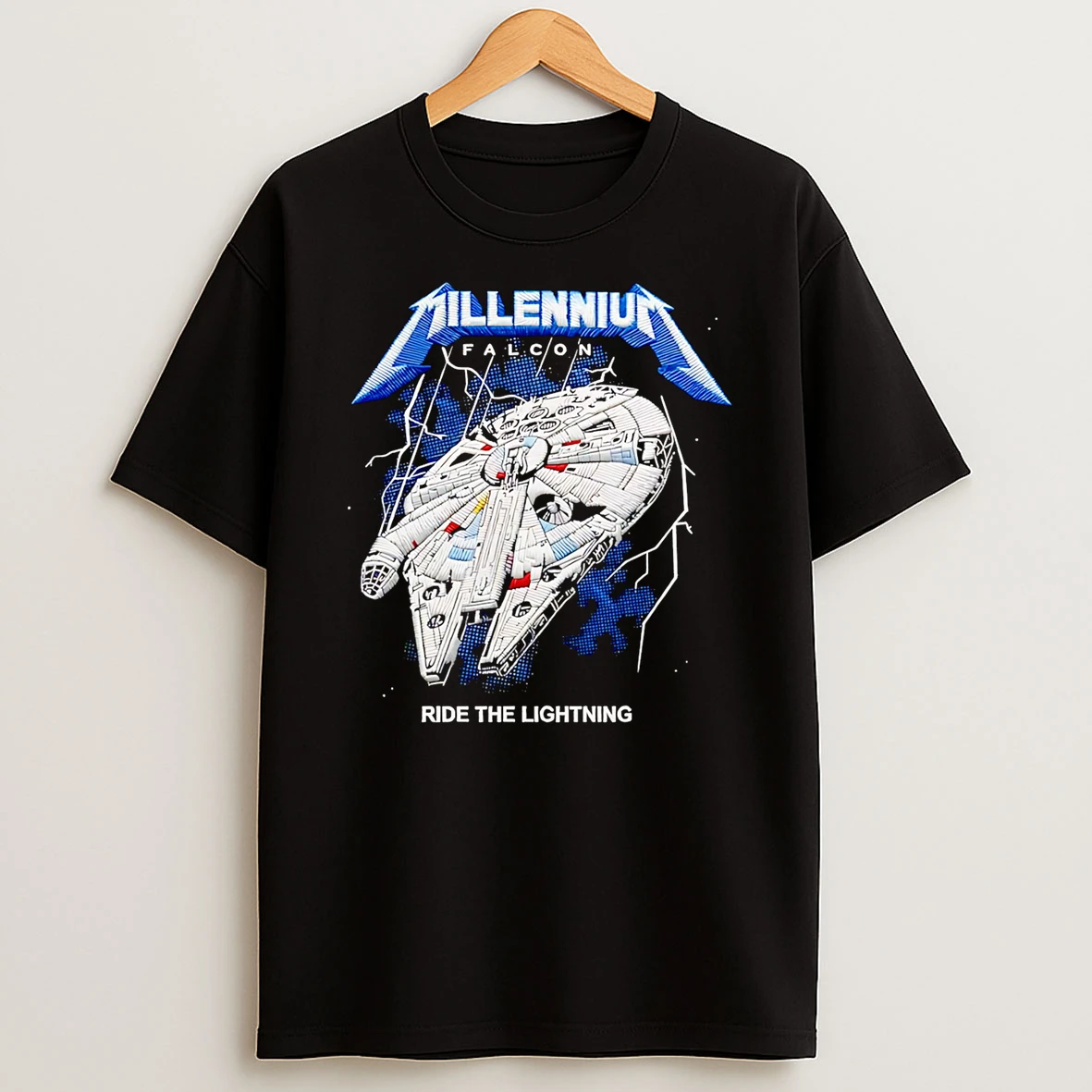 Millennium Falcon Ride The Lightning T Shirt