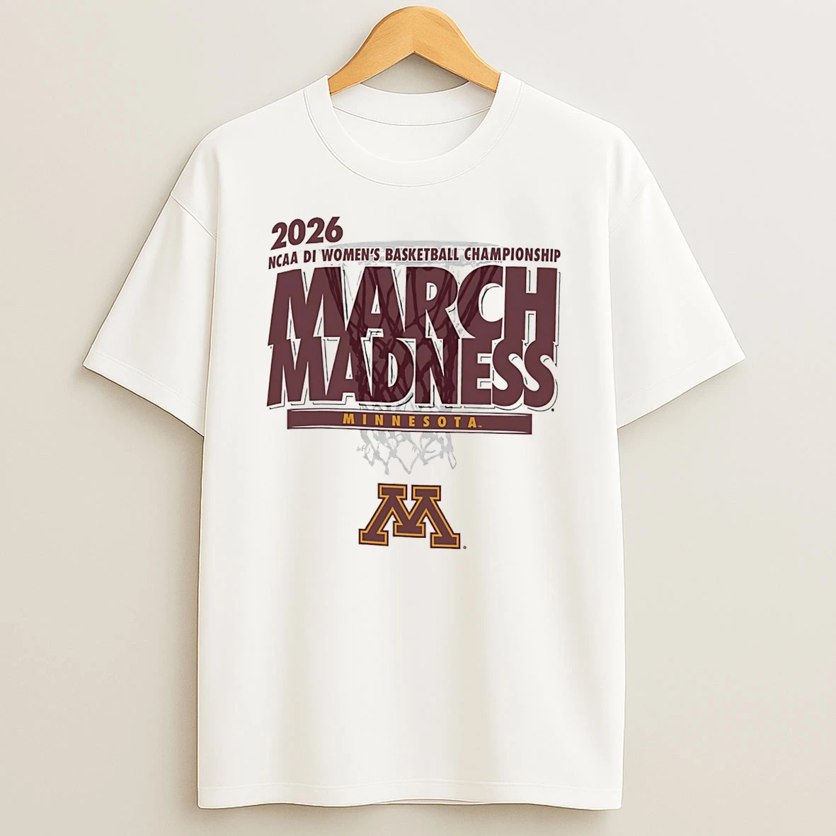 Minnesota Basketball 2026 Ncaa Di Womens Basketball Championship March Madness T Shirt