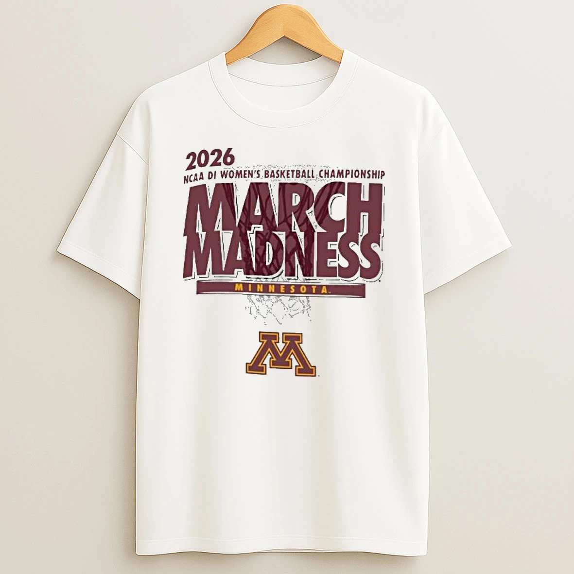 Minnesota Golden Gophers 2026 Ncaa Di Womens Basketball Championship March Madness T Shirt