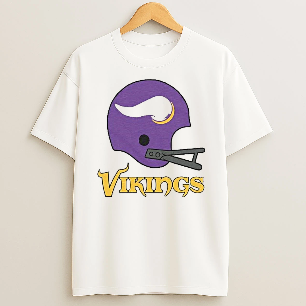 Minnesota Vikings Big Helmet T Shirt