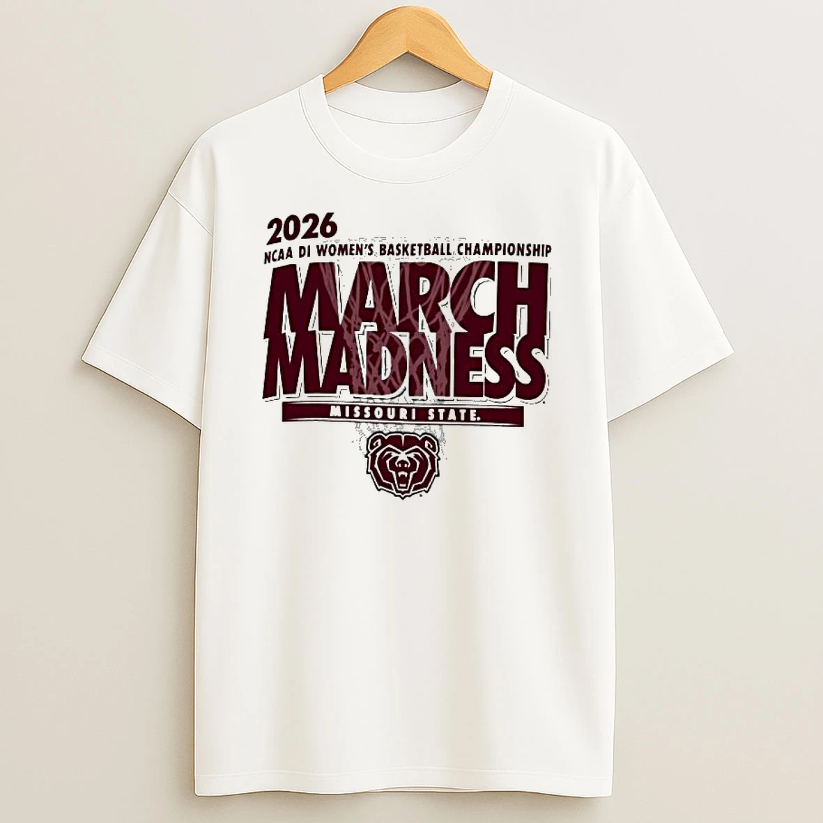 Missouri State Bears 2026 Ncaa Di Womens Basketball Championship March Madness T Shirt
