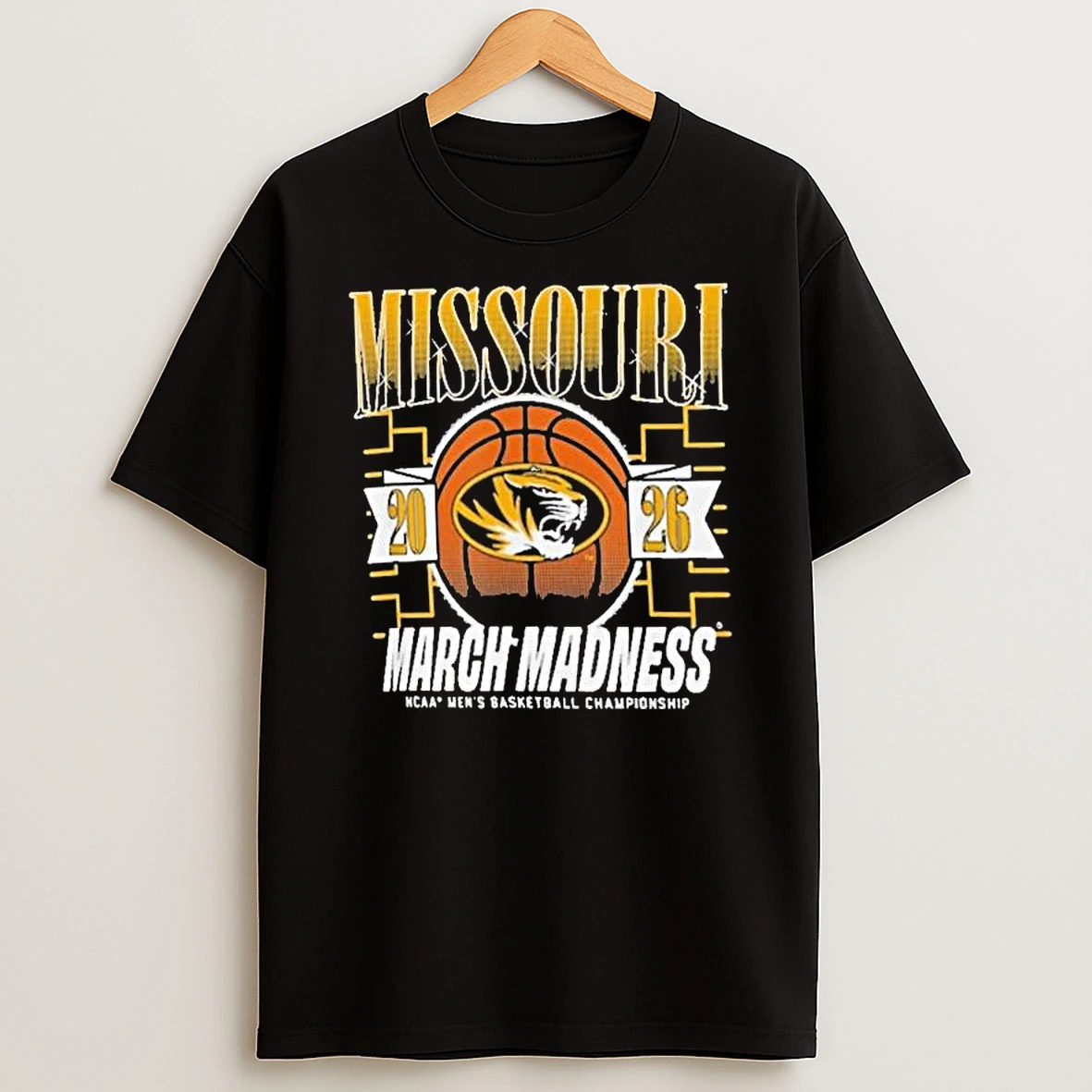 Missouri Tigers 2026 March Madness Ncaa Mens Basketball Championship T Shirt