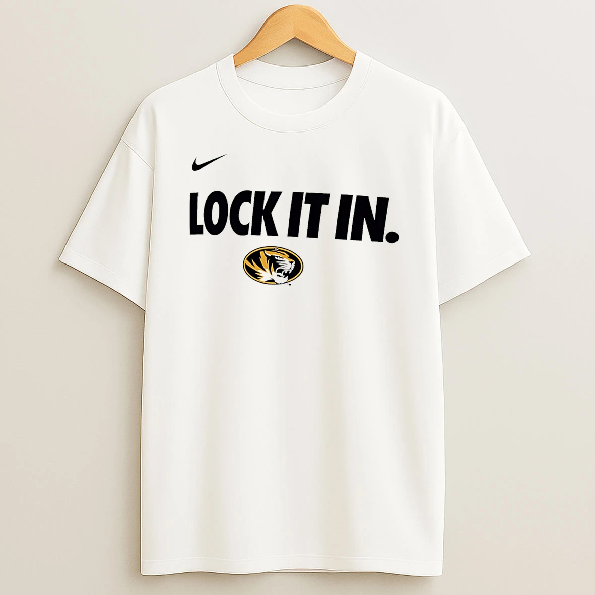 Missouri Tigers Lock It In Logo T Shirt