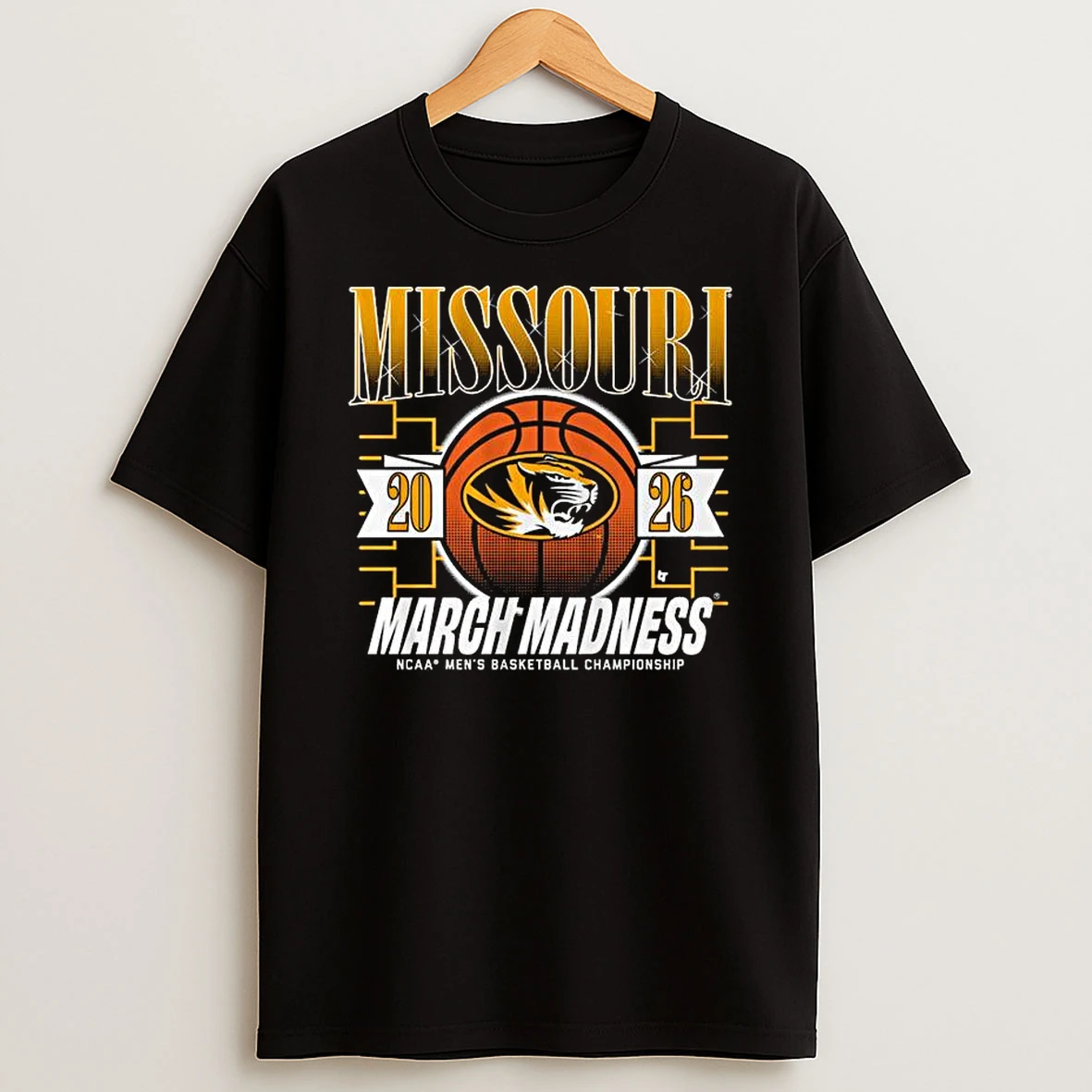 Missouri Tigers March Madness Ncaa Mens Basketball Championship 2026 T Shirt