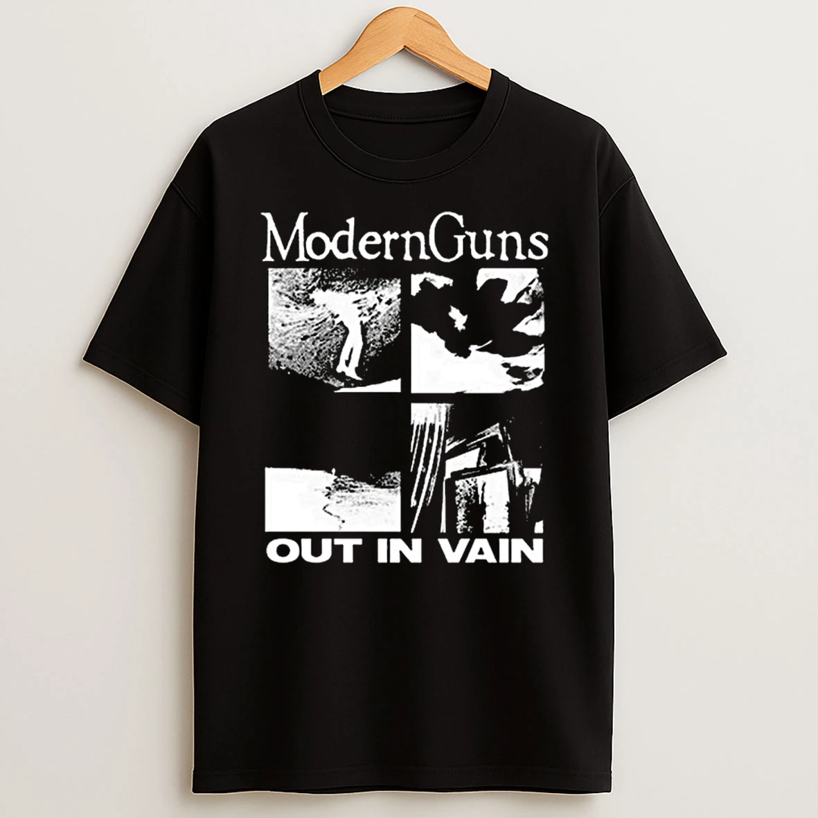 Modern Guns Tee Out In Vain T Shirt