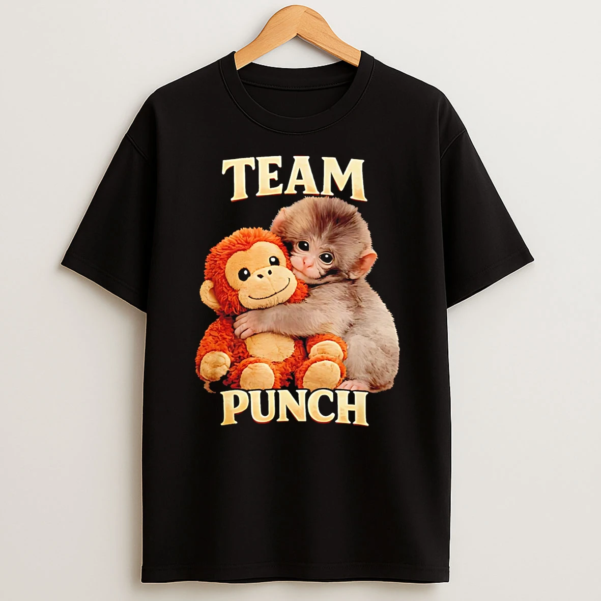 Monkey Team Punch Cute Animal Fan Gear 2026 T Shirt