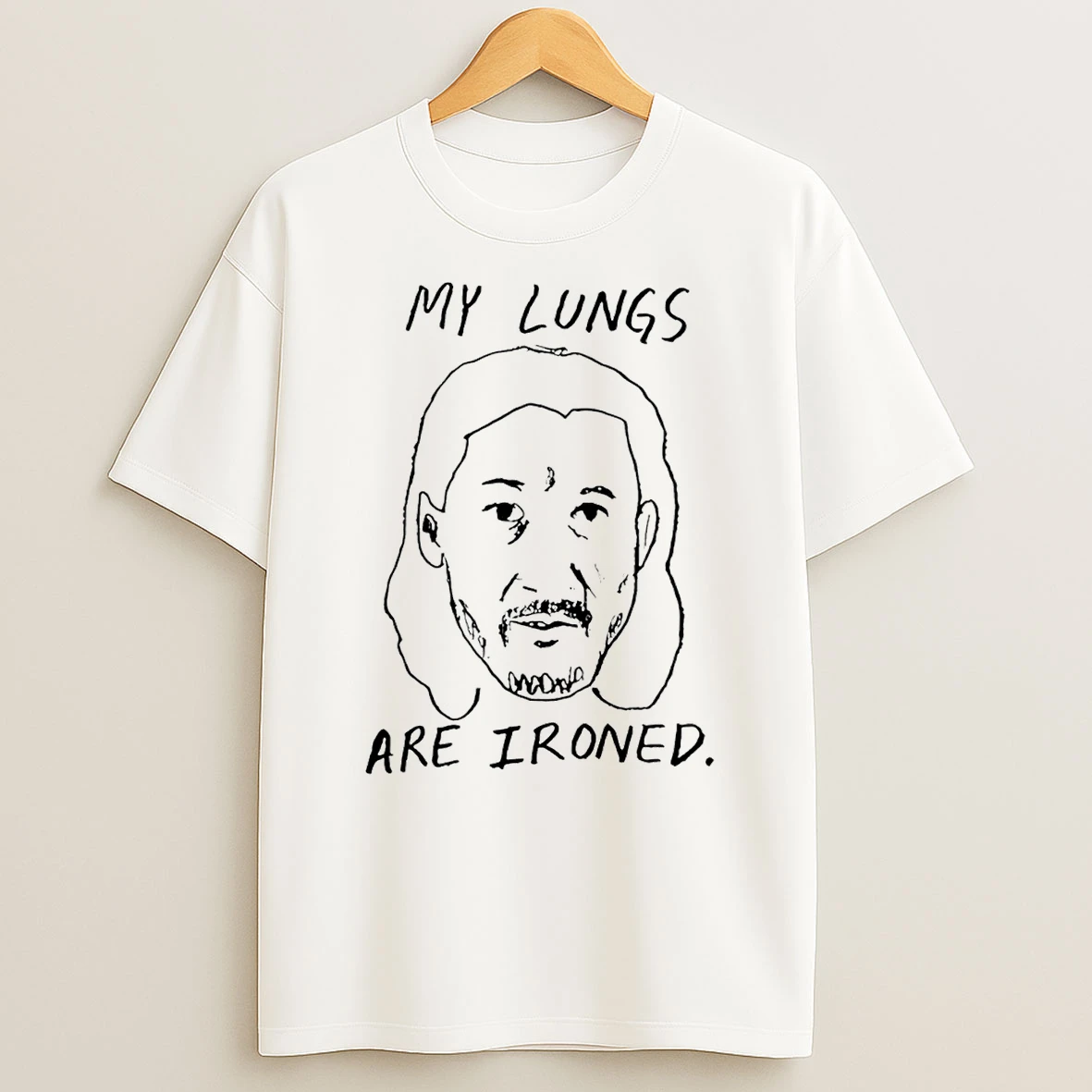 My Lungs Are Ironed Paint T Shirt