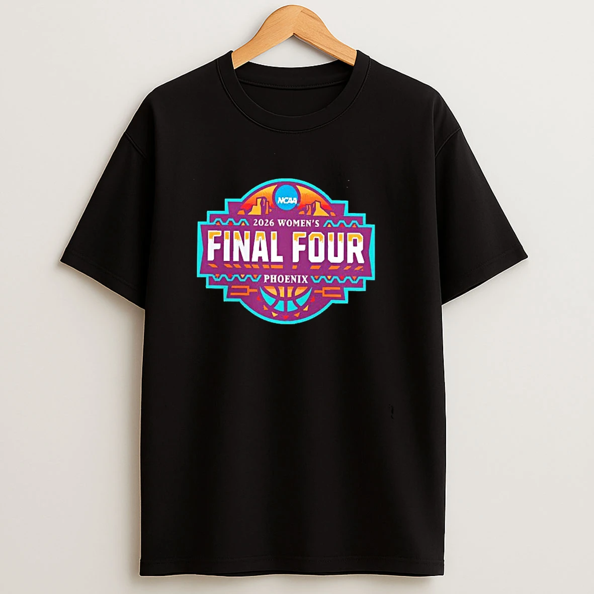 Ncaa 2026 Womens Basketball Tournament March Madness Final Four Logo T Shirt