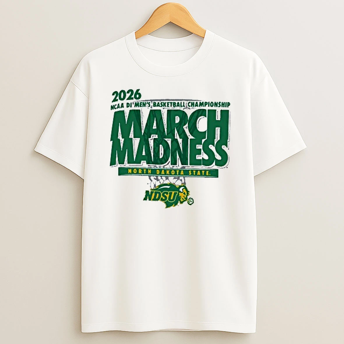 Ndsu Bison March Madness 2026 Ncaa Di Mens Basketball Championship T Shirt