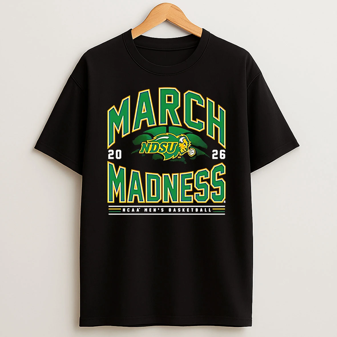 Ndsu Mens Basketball Ncaa March Madness 2026 Logo T Shirt