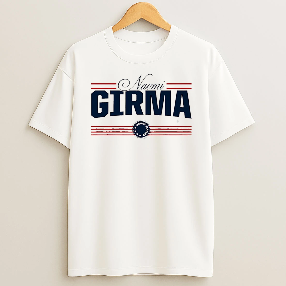 Naomi Girma Uswnt Players Stars Stripes T Shirt