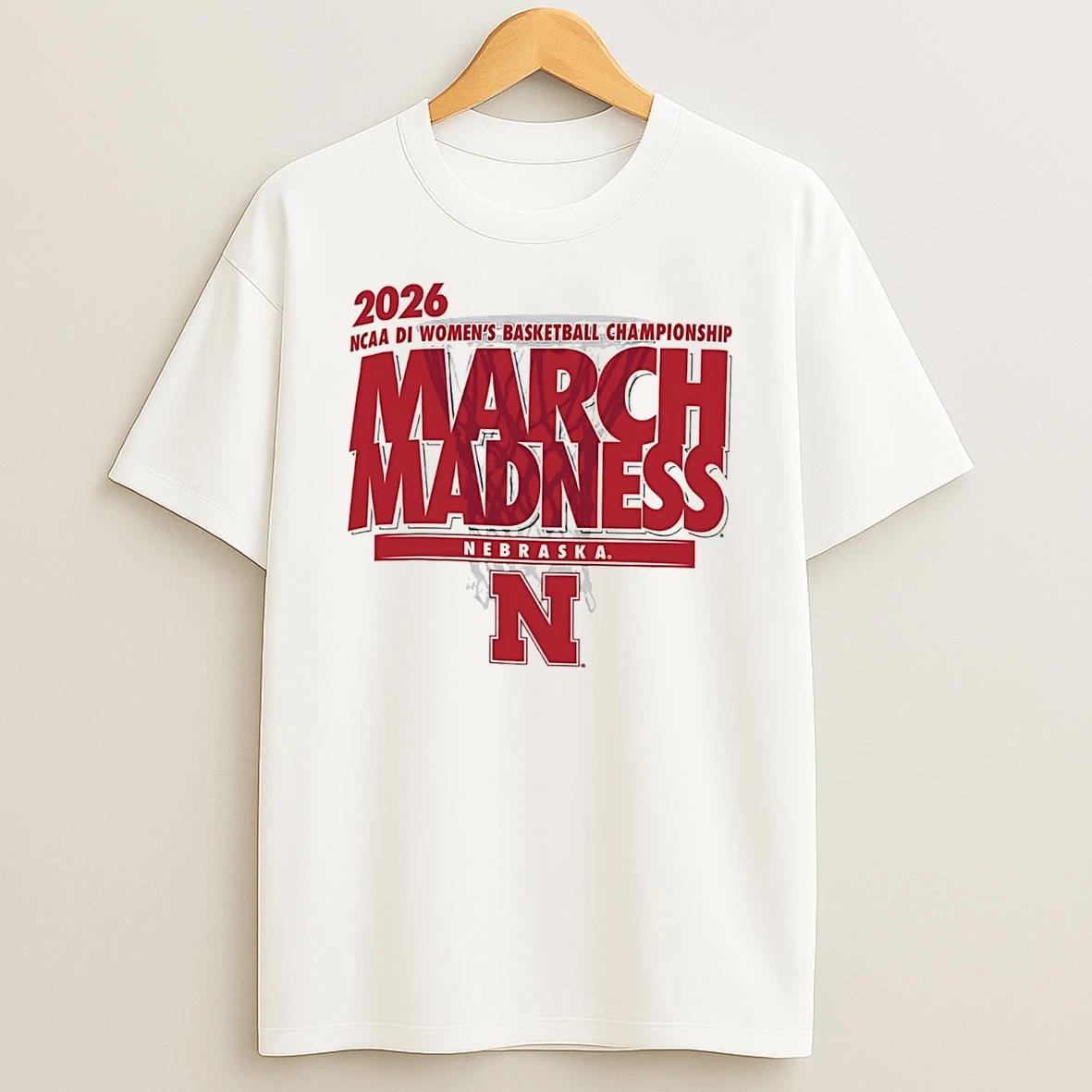 Nebraska Basketball 2026 Ncaa Di Womens Basketball Championship March Madness T Shirt