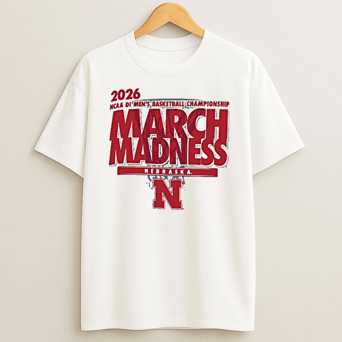 Nebraska Cornhuskers March Madness 2026 Ncaa Di Mens Basketball Championship T Shirt