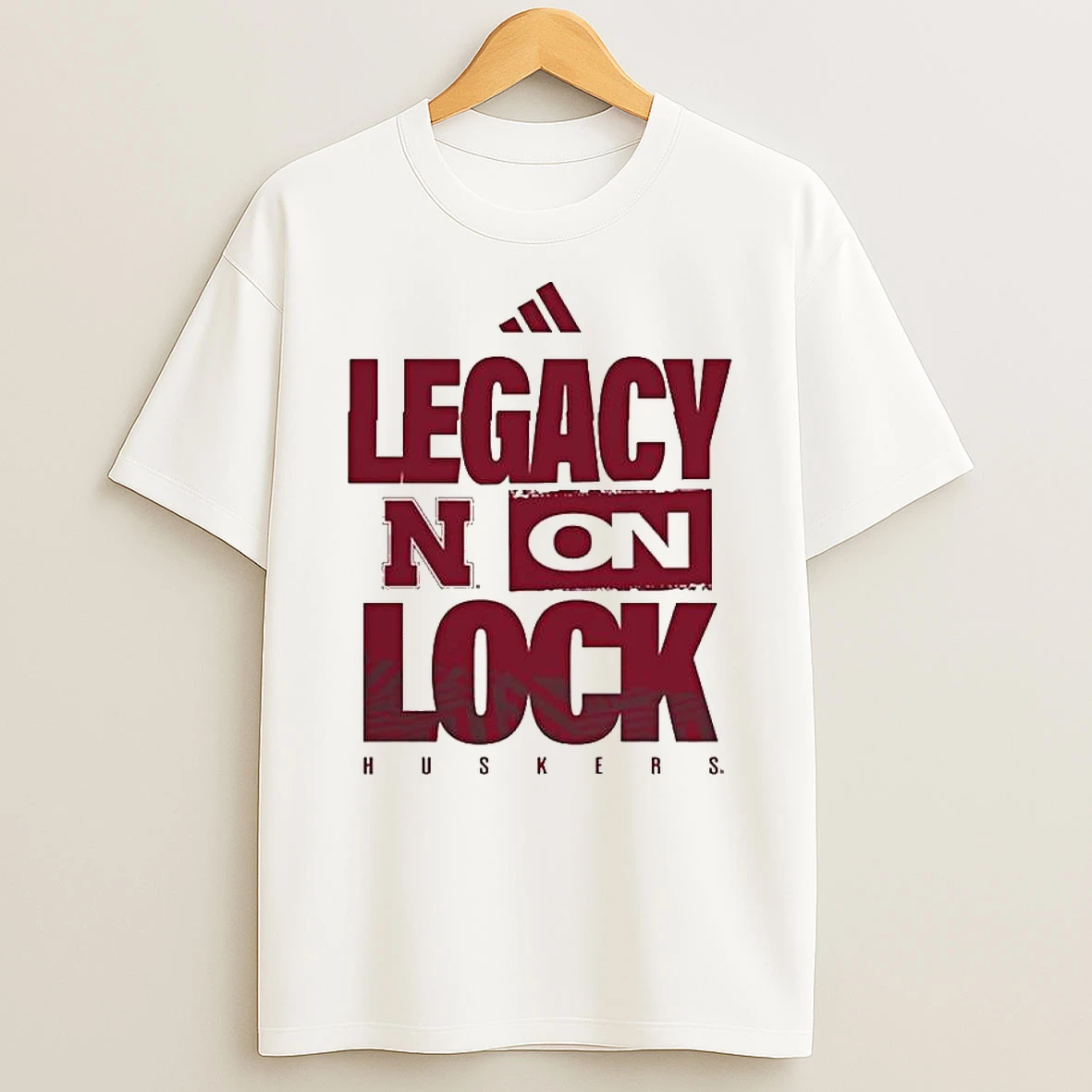 Nebraska Huskers Legacy On Lock Pregame T Shirt