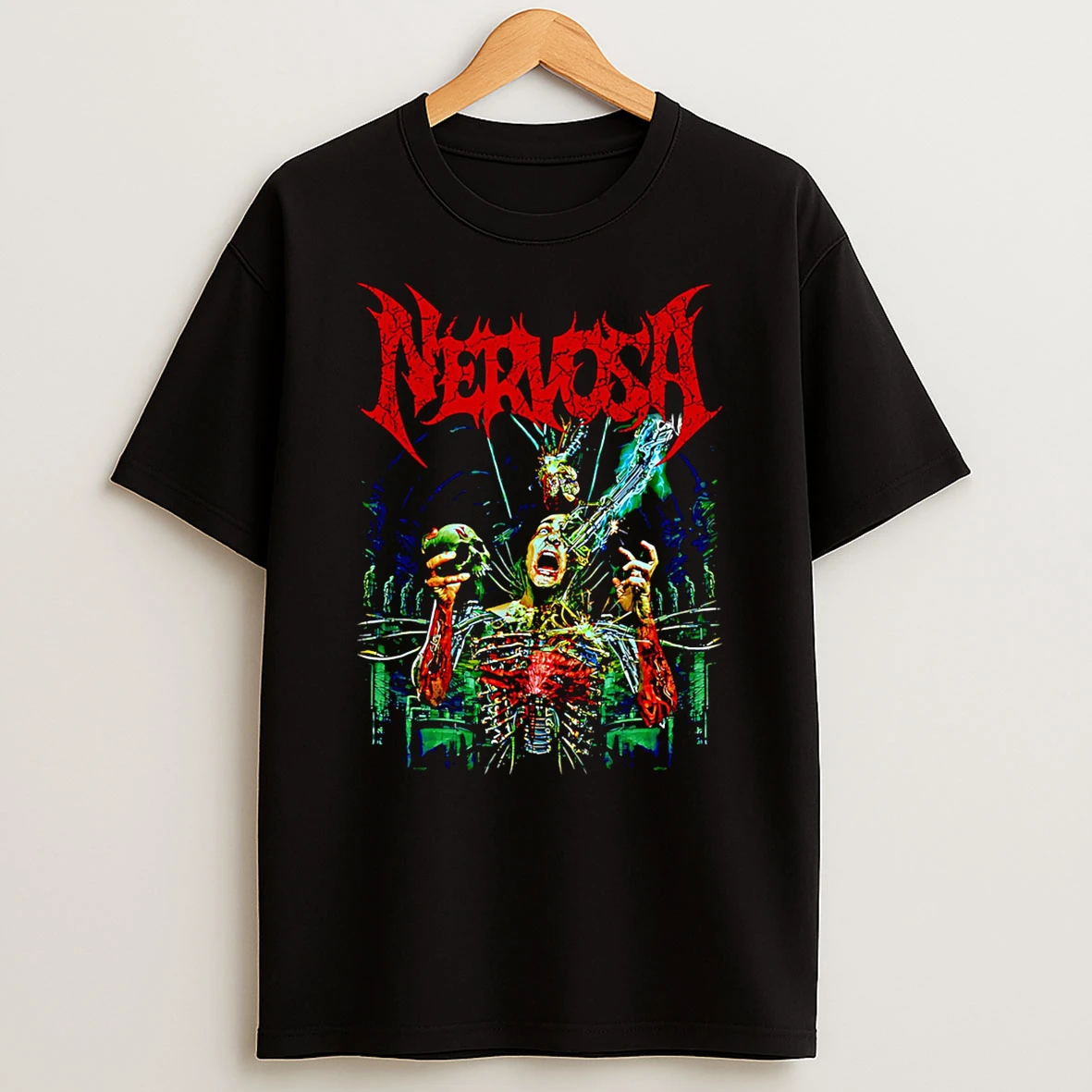 Nervosa Blind And Controlled T Shirt