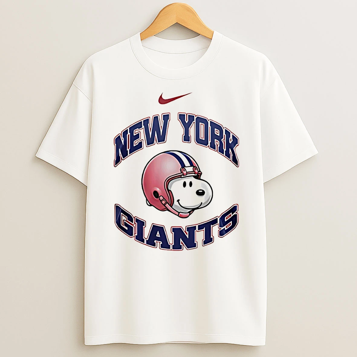 New York Giants Snoopy Freedom 2026 Logo T Shirt