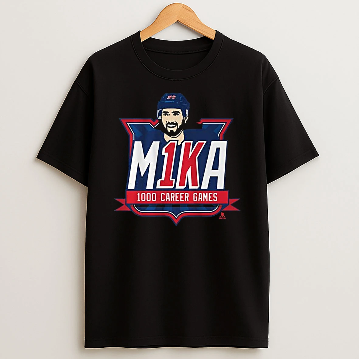 New York Rangers Mika Zibanejad M1ka 1000 Career Game T Shirt