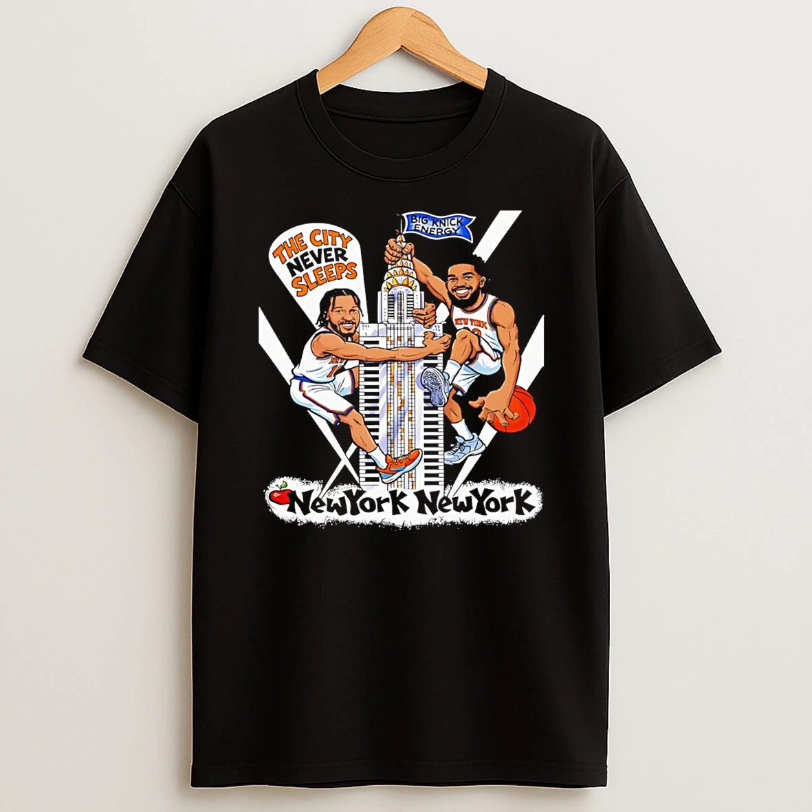 New York State Of Mind The City Never Sleeps Knicks T Shirt