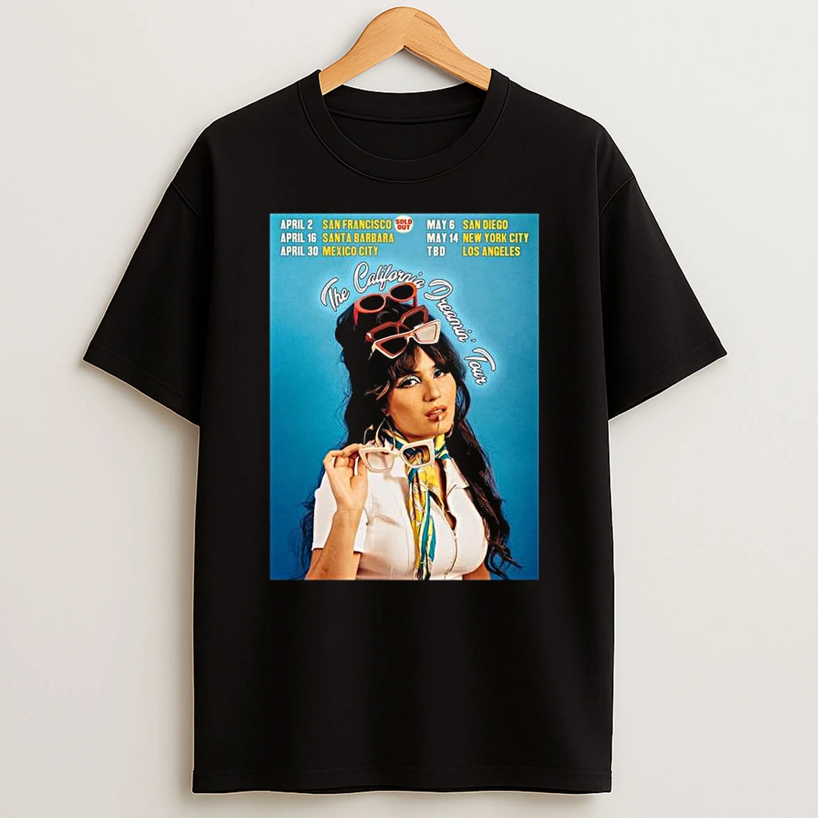 Niina Soleil The California Dreamin Tour 2026 T Shirt