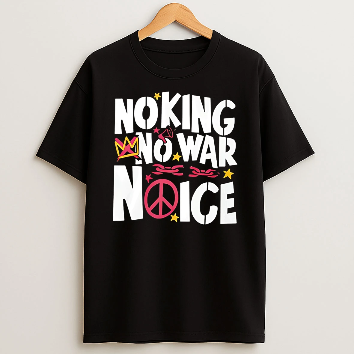 No King No War No Ice Paint T Shirt