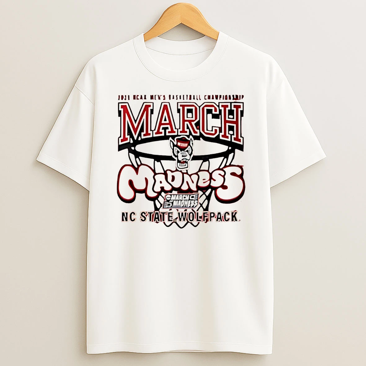 North Carolina State Wolfpack 2026 March Madness Mens Basketball Classic T Shirt