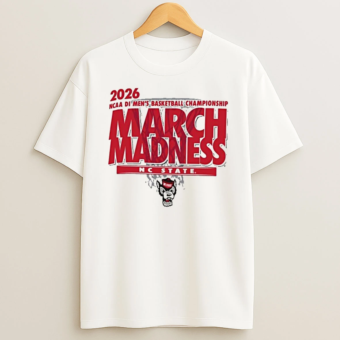 North Carolina State Wolfpack 2026 Ncaa Di Mens Basketball Championship March Madness T Shirt