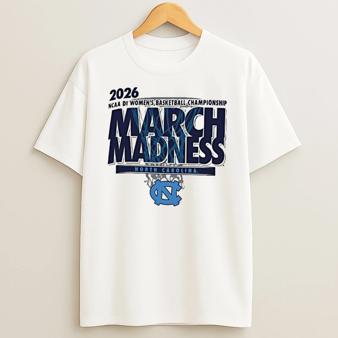 North Carolina Tar Heels 2026 Ncaa Di Womens Basketball Championship March Madness T Shirt
